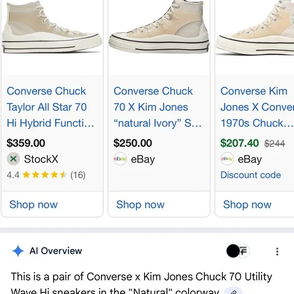 Kim Jones x Converse Chuck 70 High Natural - Picture 7 of 7